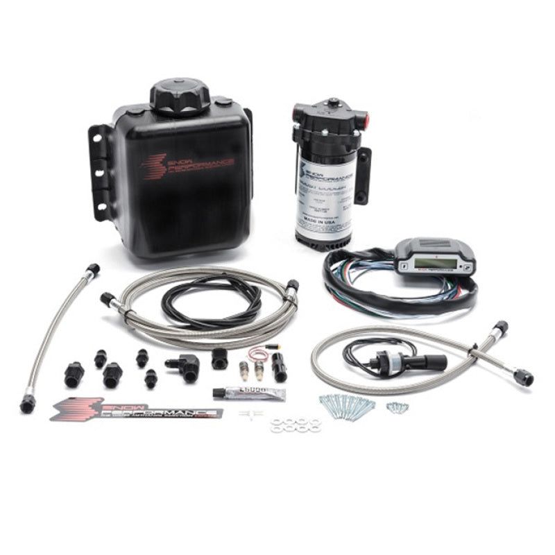 Snow Performance Stg 3 Boost Cooler EFI 2D MAP Prog. Water Injection Kit (SS Braided Line & 4AN)-Water Meth Kits-Snow Performance-SNOSNO-310-BRD-SMINKpower Performance Parts