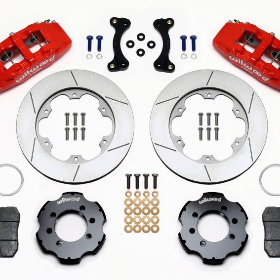Wilwood Dynapro 6 Front Hat Kit 11.00in GT Rotor Red 95-05 Miata - SMINKpower Performance Parts WIL140-13380-R Wilwood