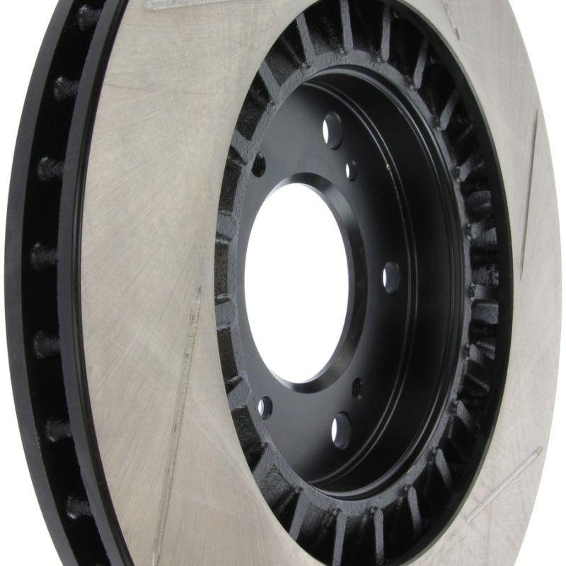 StopTech Power Slot SportStop 00-06 Honda S2000 Slotted Front Right Rotor-Brake Rotors - Slotted-Stoptech-STO126.40048SR-SMINKpower Performance Parts