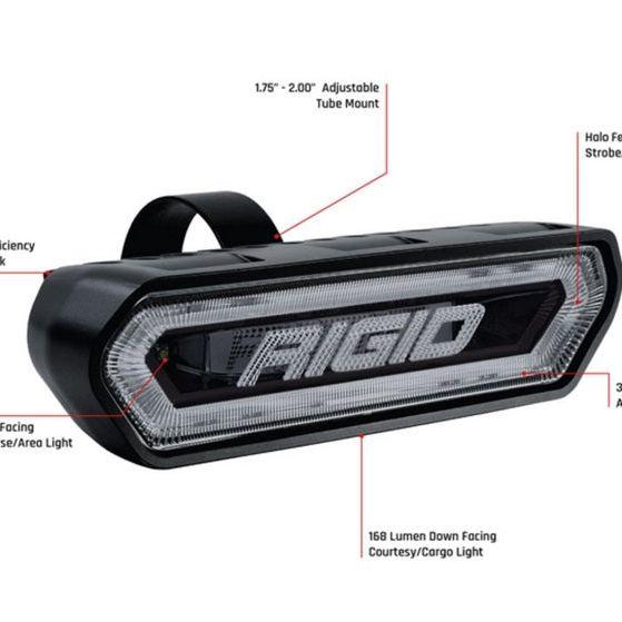 Rigid Industries Chase Tail Light Kit w/ Mounting Bracket - Red-Tail Lights-Rigid Industries-RIG90133-SMINKpower Performance Parts