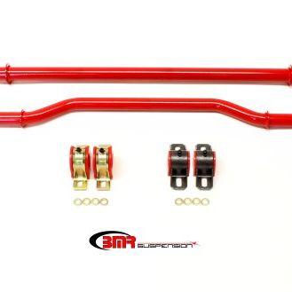 BMR 13-15 5th Gen Camaro Front & Rear Sway Bar Kit w/ Bushings - Red - SMINKpower Performance Parts BMRSB039R BMR Suspension