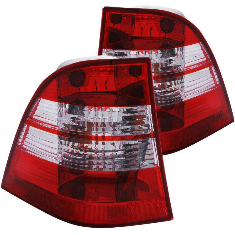 ANZO 1998-2005 Mercedes Benz M Class W163 Taillights Chrome-Tail Lights-ANZO-ANZ221134-SMINKpower Performance Parts
