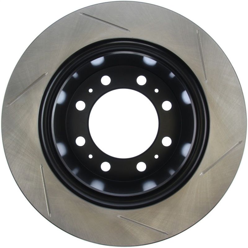 StopTech 08-10 Dodge Ram 4500 6.7L Slotted Right Front Brake Rotor-Brake Rotors - Slotted-Stoptech-STO126.67080SR-SMINKpower Performance Parts