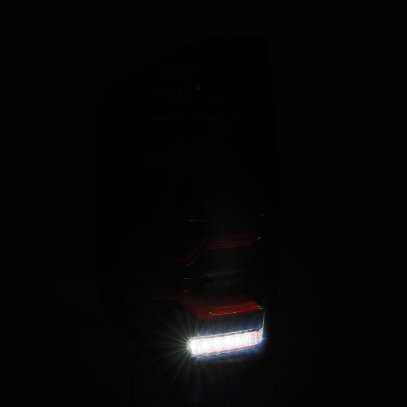 AlphaRex 14-21 Toyota Tundra LUXX LED Taillights Black/Red w/Activ Light/Seq Signal - SMINKpower Performance Parts ARX672050 AlphaRex