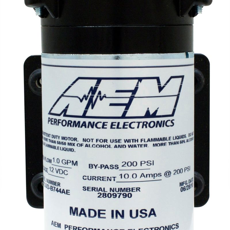 AEM Water / Methanol Injection 6-Amp Recirculation-Style Pump 200psi for One-Gallon Kit **replacemen-Water Meth Components-AEM-AEM30-3015-SMINKpower Performance Parts