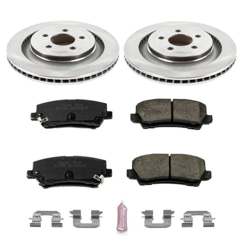 Power Stop 15-19 Ford Mustang Rear Autospecialty Brake Kit - SMINKpower Performance Parts PSBKOE6812 PowerStop