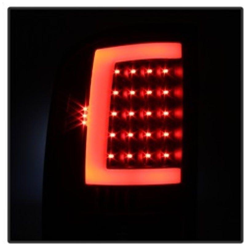 Xtune GMC Sierra 07-13 LED Tail Lights Black ALT-ON-GS07-G2-LED-BK - xtune-gmc-sierra-07-13-led-tail-lights-black-alt-on-gs07-g2-led-bk