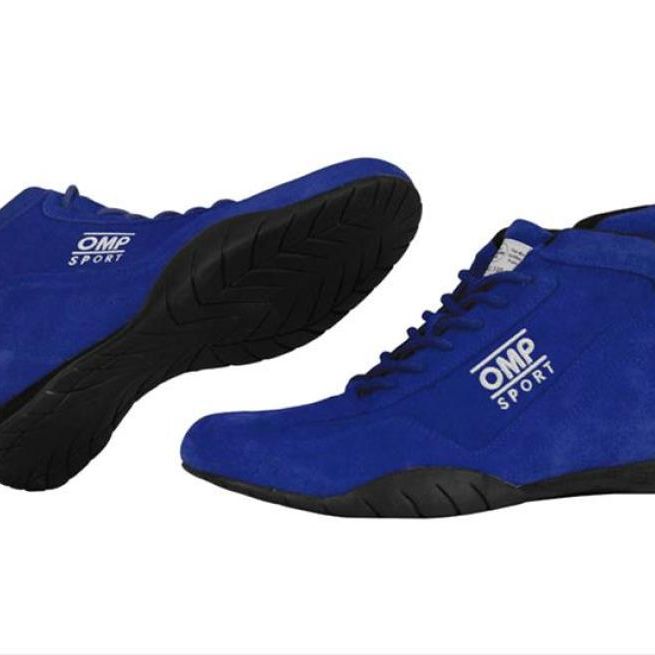 OMP Os 50 Shoes - Size 8.5 (Blue)-Racing Shoes-OMP-OMPIC/792041085-SMINKpower Performance Parts