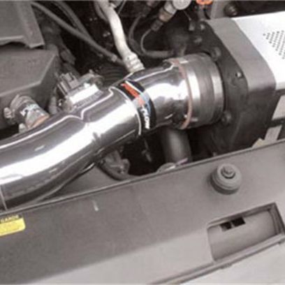 Injen 04-10 QX56 / 04-12 Armada/Titan V8 5.6L w/Power Box Polished Power-Flow Air Intake System-Cold Air Intakes-Injen-INJPF1950-1P-SMINKpower Performance Parts