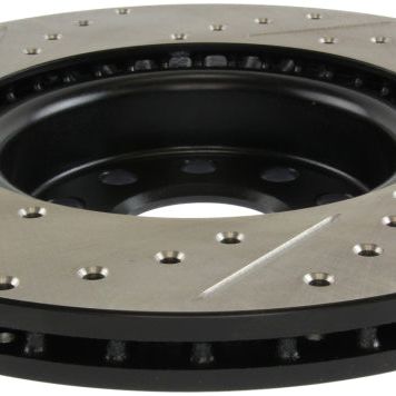 StopTech Slotted & Drilled Sport Brake Rotor-Brake Rotors - Slot & Drilled-Stoptech-STO127.33098L-SMINKpower Performance Parts