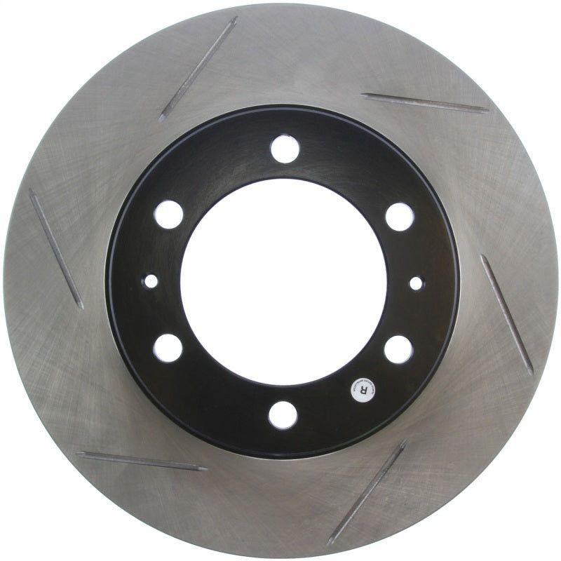 StopTech Power Slot 05-09 Toyota Tacoma/03-09 4 Runner Slotted Right Front Rotor-Brake Rotors - Slotted-Stoptech-STO126.44129SR-SMINKpower Performance Parts