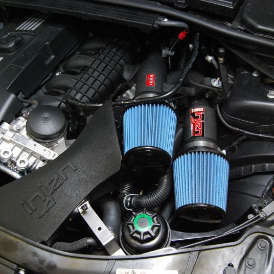 Injen 07-09 335i E92 / 08-09 135i E82 3.0L L6 Twin intake Polished Short Ram Intake-Cold Air Intakes-Injen-INJSP1125P-SMINKpower Performance Parts