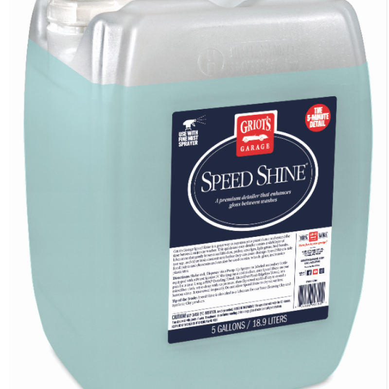 Griots Garage Speed Shine - 5 Gallons (Minimum Order Qty of 2 - No Drop Ship)-Car Waxes-Griots Garage-GRG55104-SMINKpower Performance Parts