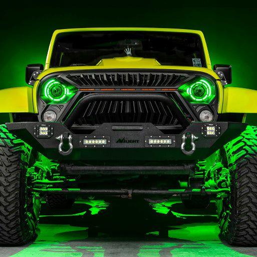 Oracle Oculus 7in ColorSHIFT Bi-LED Projector Headlights for Jeep Wrangler JK - SMINKpower Performance Parts ORL5876-335 ORACLE Lighting