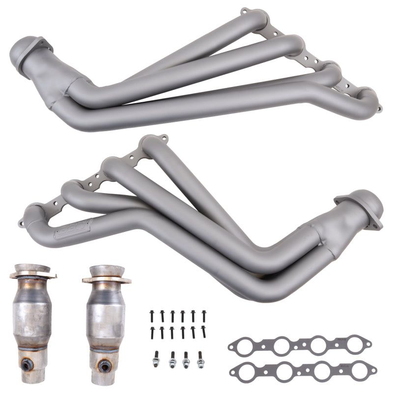 BBK 2010-15 Camaro Ls3/L99 1-7/8 Full-LenGTh Headers W/ High Flow Cats (Titanium Ceramic)-Headers & Manifolds-BBK-BBK4054-SMINKpower Performance Parts