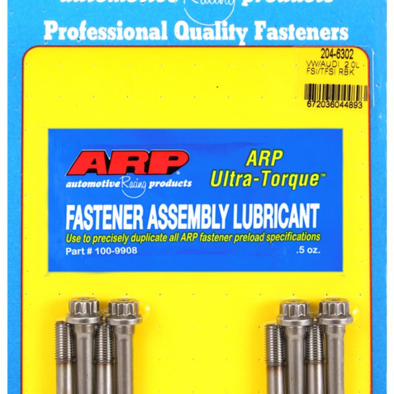 ARP VW / Audi 2.0L FSI/TFSI Rod Bolt Kit - SMINKpower Performance Parts ARP204-6302 ARP
