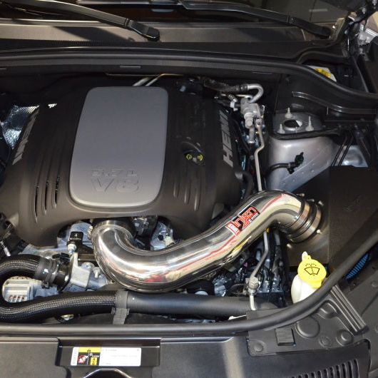Injen 14-20 Dodge Durango R/T 5.7L V8 Wrinkle Black Power-Flow Air Intake System - SMINKpower Performance Parts INJPF5022WB Injen