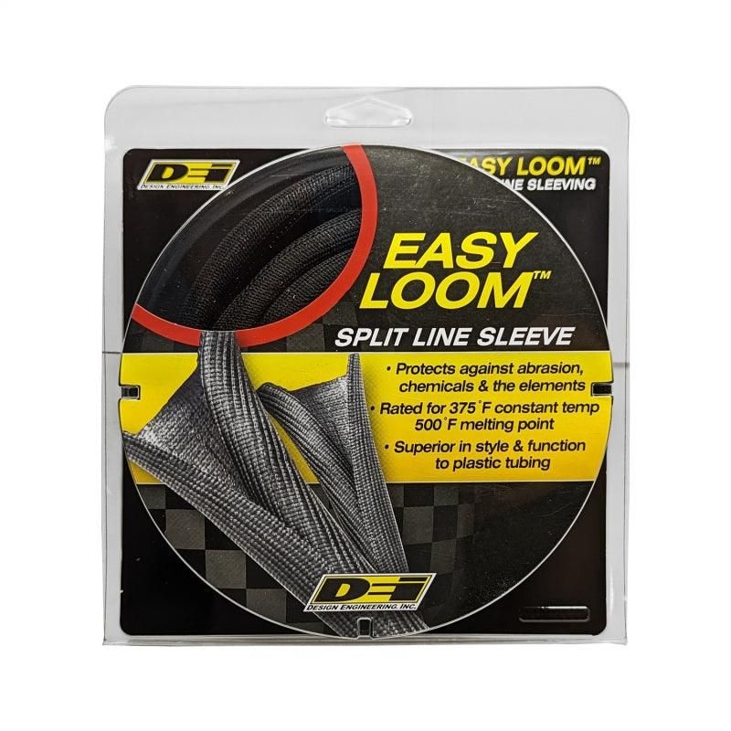 DEI Split Wire Sleeve Easy Loom 10mm-3/8in x 20 Black - SMINKpower Performance Parts DEI10652 DEI