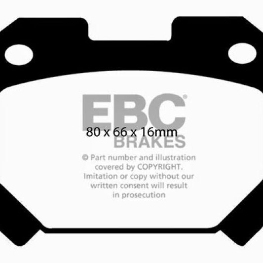 EBC 93-98 Toyota Supra 3.0 Twin Turbo Redstuff Rear Brake Pads-Brake Pads - Performance-EBC-EBCDP31005C-SMINKpower Performance Parts