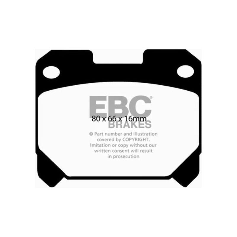 EBC 93-98 Toyota Supra 3.0 Twin Turbo Yellowstuff Rear Brake Pads-Brake Pads - Performance-EBC-EBCDP41005R-SMINKpower Performance Parts