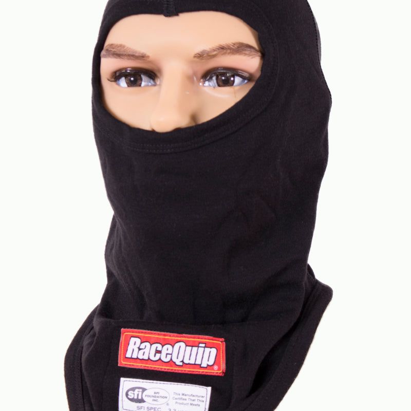 RaceQuip Black SFI 3.3 Fr Two Layer Hood-Fire Safety-Racequip-RQP433992-SMINKpower Performance Parts