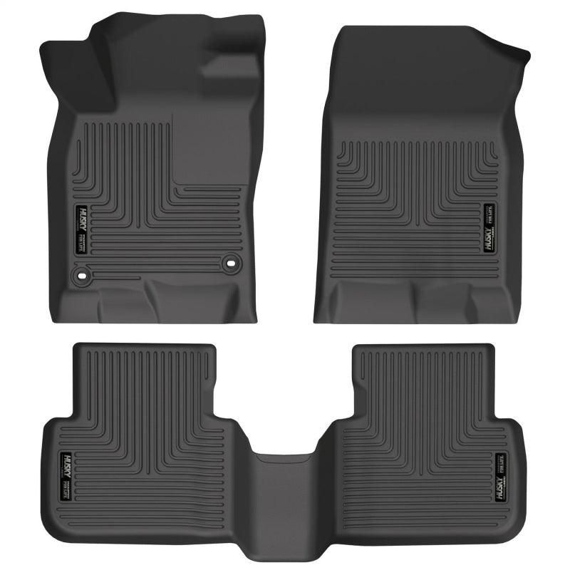 Husky Liners 2022 Honda Civic WeatherBeater Front & 2nd Seat Floor Liners (Black) - SMINKpower Performance Parts HSL95521 Husky Liners