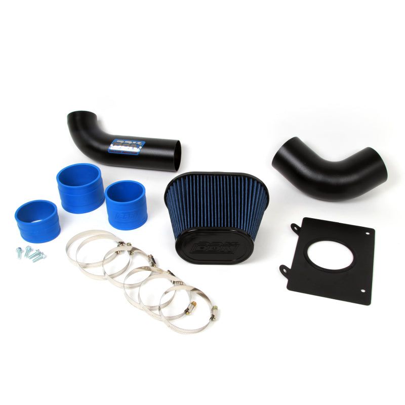 BBK 86-93 Mustang 5.0 Cold Air Intake Kit - Fenderwell Style - Blackout Finish-Cold Air Intakes-BBK-BBK15575-SMINKpower Performance Parts