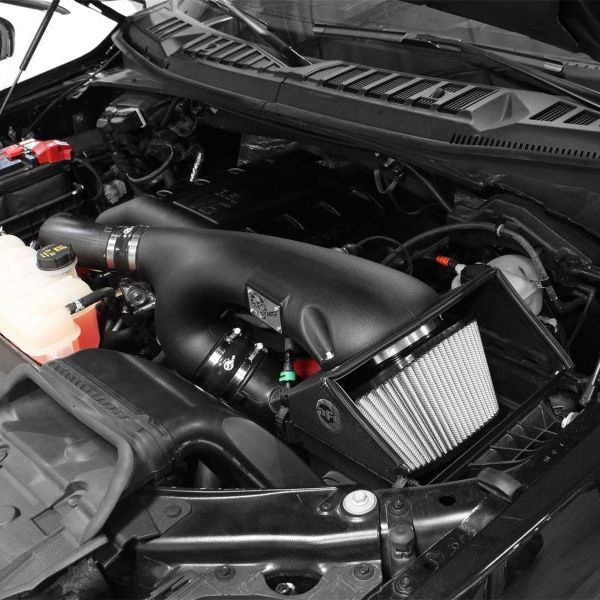 aFe MagnumFORCE Pro DRY S Stage-2 Intake System 16 Ford F-150 EcoBoost V6-2.7L/3.5L (tt) - SMINKpower Performance Parts AFE51-32642-1B aFe