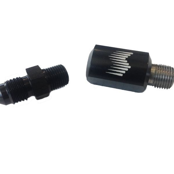 Snow Performance 1/8in. NPT Female to 4AN Male Low Profile Water Nozzle Holder 4AN Elbow-Water Meth Nozzles-Snow Performance-SNOSNO-809-BRD-SMINKpower Performance Parts