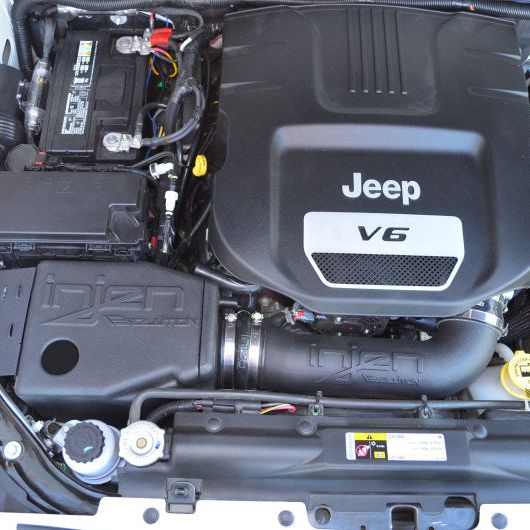 Injen 12-17 Jeep Wrangler JK 3.6L Evolution Intake (Oiled) - SMINKpower Performance Parts INJEVO5008C Injen