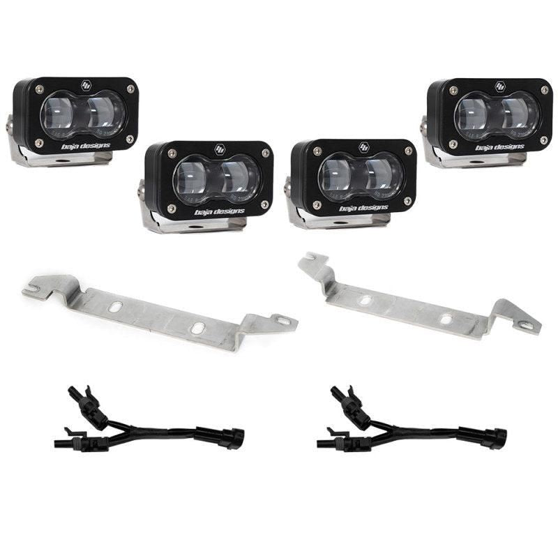 Baja Designs 2022+ Toyota Tundra S2 SAE OEM Fog Light Replacement Kit - Clear - SMINKpower Performance Parts BAJ448162 Baja Designs