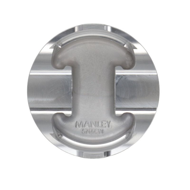 Manley Ford 4.6L/5.4L (3Valve) Flat Top Forged Aluminum 3.572in Bore 0cc Dome Piston Set