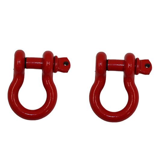 Fishbone Offroad D Ring 3/4In Red 2 Piece Set - SMINKpower Performance Parts FBOFB21038 Fishbone Offroad