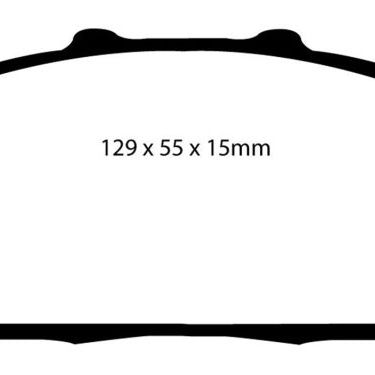 EBC 94-01 Acura Integra 1.8 Redstuff Front Brake Pads-Brake Pads - Performance-EBC-EBCDP31206C-SMINKpower Performance Parts