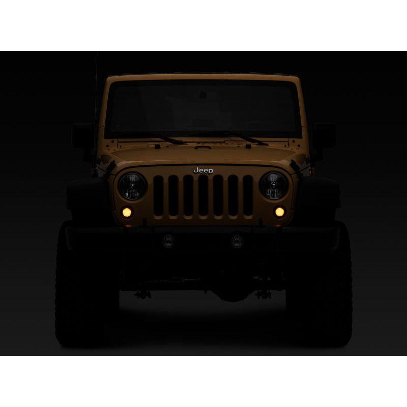 Raxiom 07-18 Jeep Wrangler JK Axial Series LED Turn Signals w/ Halo (Smoked) - SMINKpower Performance Parts RAXJ127017 Raxiom