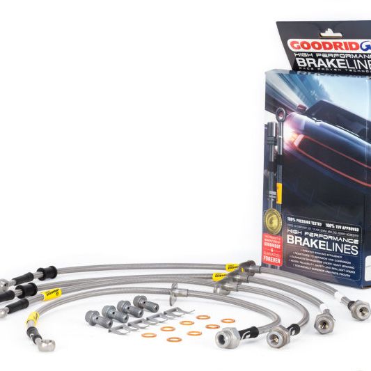 Goodridge 17-18 Honda Civic Hatchback SS Brake Lines-Brake Line Kits-Goodridge-GRI20041-SMINKpower Performance Parts