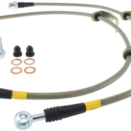 StopTech 08+ Scion xB Front Stainless Steel Brake Lines-Brake Line Kits-Stoptech-STO950.44004-SMINKpower Performance Parts