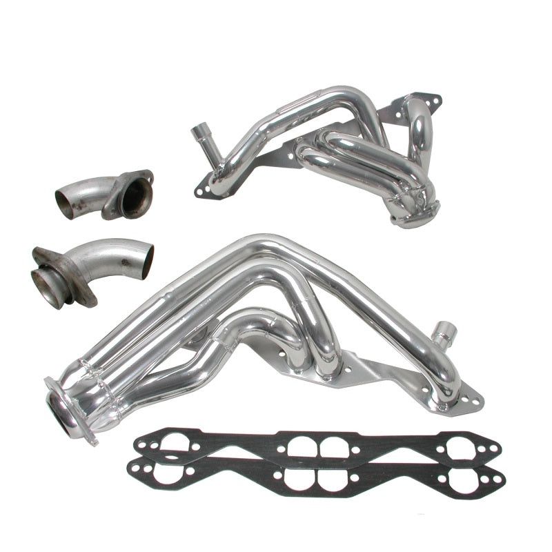 BBK 93-96 Chevrolet Impala SS Shorty Tuned Length Exhaust Headers - 1-5/8 Silver Ceramic - SMINKpower Performance Parts BBK15950 BBK