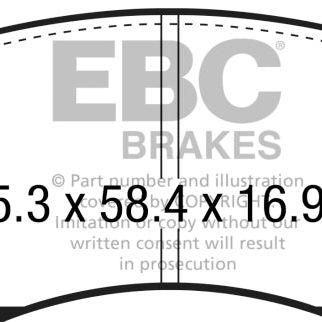 EBC 2018+ Subaru Crosstrek Redstuff Front Brake Pads-Brake Pads - Performance-EBC-EBCDP32330C-SMINKpower Performance Parts