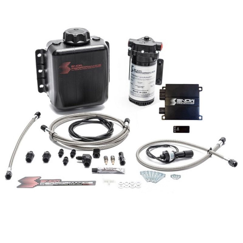 Snow Performance Stg 2 Boost Cooler Prog. Engine Mount Water Injection Kit (SS Braid Line & 4AN)-Water Meth Kits-Snow Performance-SNOSNO-20010-BRD-SMINKpower Performance Parts