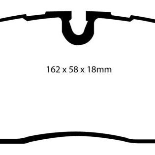 EBC 05-10 Land Rover LR3 4.4 Greenstuff Front Brake Pads-Brake Pads - Performance-EBC-EBCDP61541-SMINKpower Performance Parts