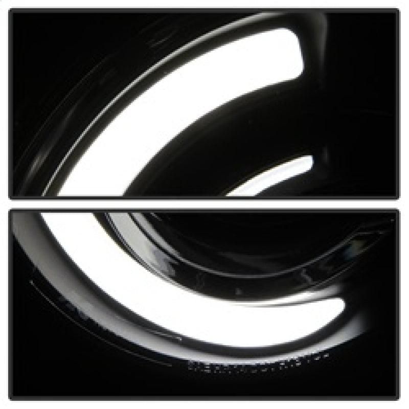 xTune 15-17 Jeep Renegade Light Bar DRL Projector Headlights -Black (PRO-JH-JREN-LBDRL-BK) - SMINKpower Performance Parts SPY9039720 SPYDER