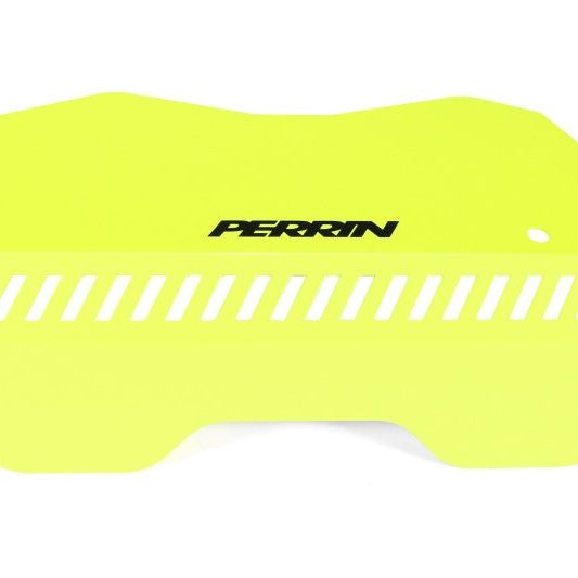 Perrin 2022+ Subaru WRX Pulley Cover - Neon Yellow - SMINKpower Performance Parts PERPSP-ENG-153NY Perrin Performance