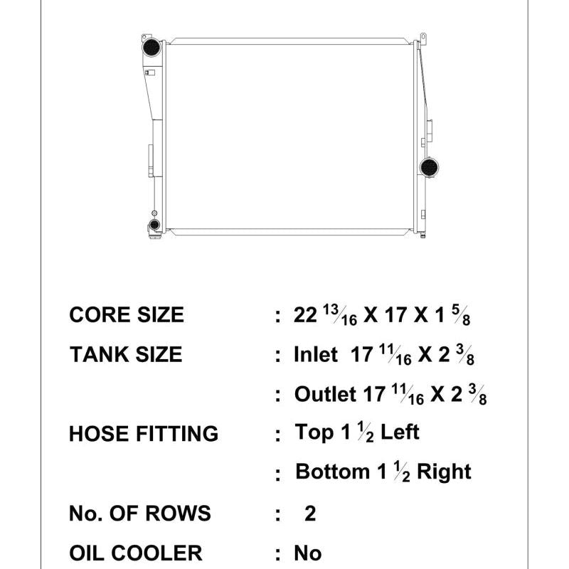 CSF 99-06 BMW 323i / 99-05 BMW 325i / 99-06 BMW 328i / 99-05 BMW 330i / 03-05 BMW Z4 Radiator-Radiators-CSF-CSF3055-SMINKpower Performance Parts