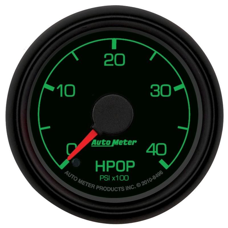 Autometer Factory Match Ford 52.4mm Full Sweep Electronic 0-4000 PSI Diesel HPOP Pressure Gauge - SMINKpower Performance Parts ATM8496 AutoMeter