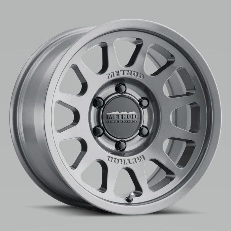 Method MR703 16x8 0mm Offset 6x5.5 106.25mm CB Gloss Titanium Wheel - SMINKpower Performance Parts MRWMR70368060800 Method Wheels