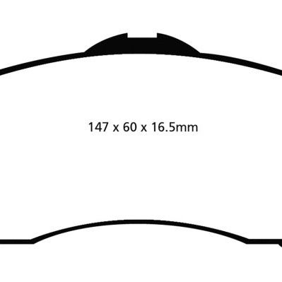 EBC 08-11 Chrysler Town & Country 3.3 Greenstuff Front Brake Pads-Brake Pads - Performance-EBC-EBCDP61798-SMINKpower Performance Parts