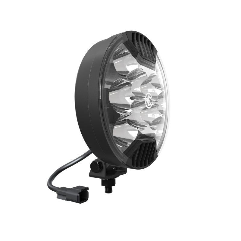 KC HiLiTES SlimLite 6in. LED Light 50w Spot Beam (Single) - Black-Light Bars & Cubes-KC HiLiTES-KCL1100-SMINKpower Performance Parts