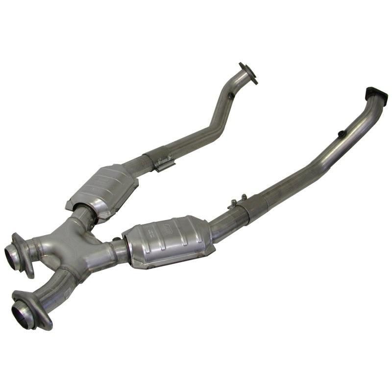 BBK 94-95 Mustang 5.0 High Flow X Pipe With Catalytic Converters - 2-1/2 - bbk-94-95-mustang-5-0-high-flow-x-pipe-with-catalytic-converters-2-1-2