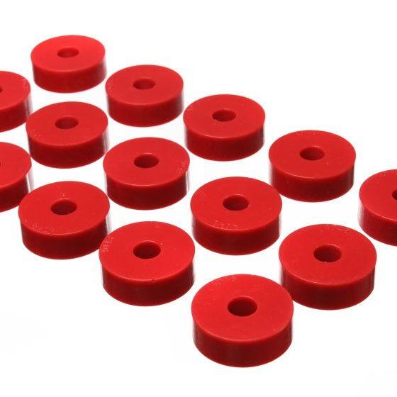 Energy Suspension 55-73 Jeep CJ5/CJ7/CJ8 Scrambler Red Body (Cab) Mount Set-Bushing Kits-Energy Suspension-ENG2.4101R-SMINKpower Performance Parts